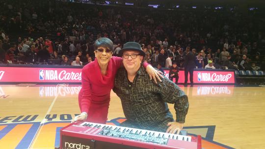 With Bettye Lavette at Madison Square Garden, 2018